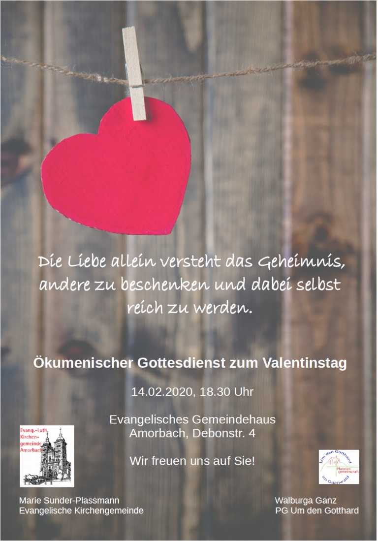 Plakat Valentinsgottesdienst2020